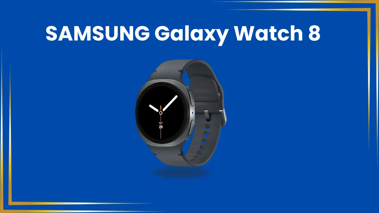 Samsung Galaxy Watch 8 (40mm, Graphite) – sleek smartwatch with AMOLED display and advanced health tracking features