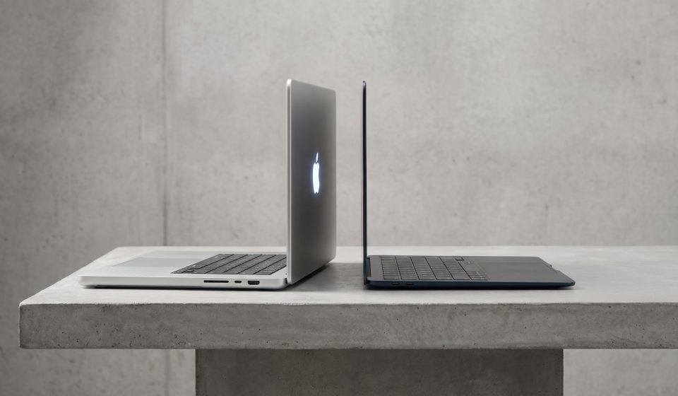 Apple MacBook Pro and MacBook Air laptops compared for work, study and creative projects