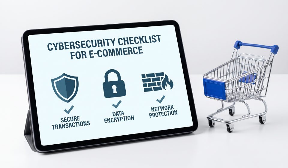 Ecommerce website security dashboard with PHP server and protected checkout